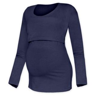Kojicí tričko Kateřina - dlouhý rukáv, různé barvy Barva: Tmavě modrá, Velikost: L/XL