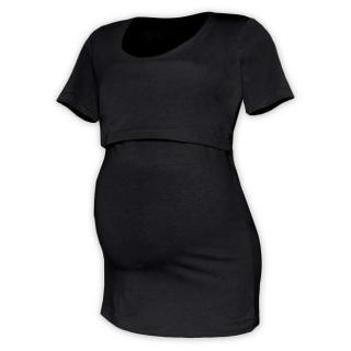 Kojicí tričko Kateřina - krátký rukáv, různé barvy Barva: Černá, Velikost: L/XL