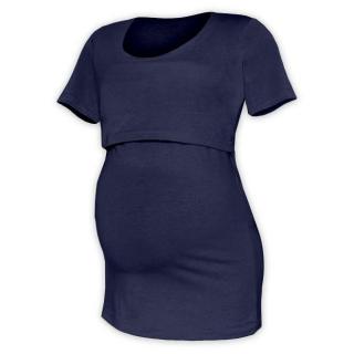 Kojicí tričko Kateřina - krátký rukáv, různé barvy Barva: Tmavě modrá, Velikost: L/XL