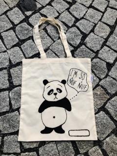 Látková taška Vzor: Panda