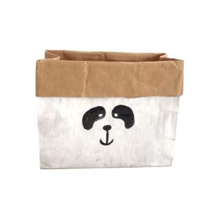 Recyklovaný papírový košík Vzor: Panda