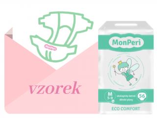 MonPeri Eco Comfort M 5-9 kg -VZOREK- EKO dětské plenky