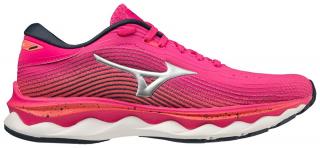 Boty Mizuno Wave Sky 5 Pink peacock/silver/hot coral 36,5