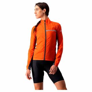 Bunda Castelli W Squadra stretch Fiery red/dark gray L