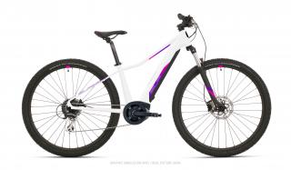 Dámské horské elektrokolo Superior eXC 7019 WB Gloss white/pink/violet 2021 M