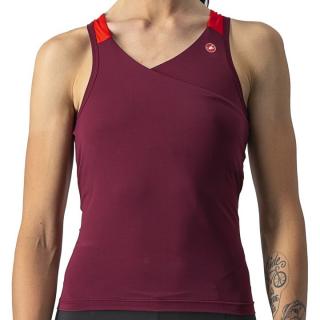 Dámský dres Castelli Solaris bordeaux/red L