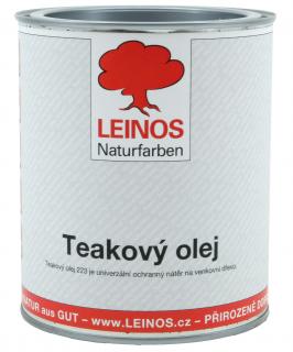LEINOS 223 Teakový (týkový) olej 0,75 L