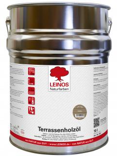 LEINOS 236.002 Terasový olej bezbarvý 10 L  + zdarma dárek v hodnotě 389 Kč -  Anza Elite angled outdoor štětec úhlový 100 mm