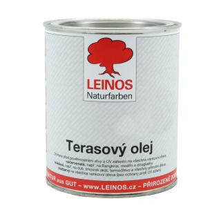 LEINOS 236.015 Terasový olej nahnědlý 0,75 L