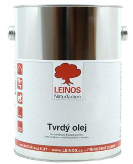 LEINOS 240.101 Tvrdý olej na dřevo sytě bílý 2,5 L