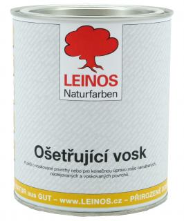 LEINOS 340 ošetřující (pečující) vosk na dřevo bezbarvý 0,75 L