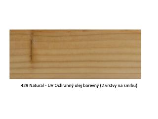 Osmo 429 UV ochranný olej Barevný Natural 0,125 L