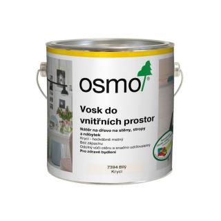Osmo 7394 Vosk na dřevo do vnitřních prostor - bílá krycí 2,5 L