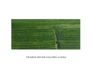 Osmo ochranná olejová lazura - vzorové sáčky 0,005 lt Odstíny: 729 - Jedlová zeleň