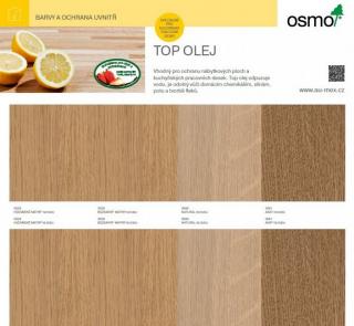 Osmo Top olej - vzorové sáčky 0,005 lt Odstíny: 3068 - Natural