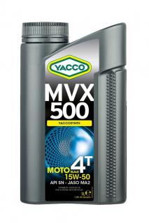 Motorový olej YACCO MVX 500 4T 15W50, YACCO 1l