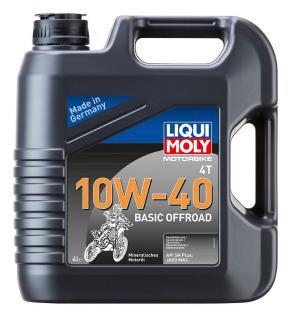 Plně syntetický motorový olej 4T 10W40 LIQUI MOLY Basic Offroad 4l