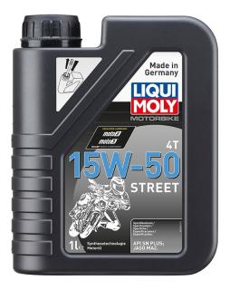 Polosyntetický motorový olej 4T 15W50 Street LIQUI MOLY 1l