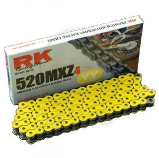 Řetěz RK 520 MXZ4 (118čl) - žlutý