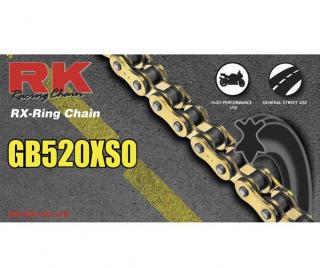 Řetěz RK 520 XSO-Z1 (118čl) - X-Ring - zlatý