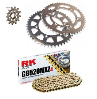 Řetězová sada - RK 520 MXZ4 - zlatý