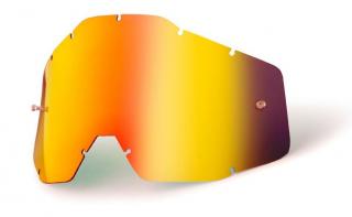 Sklo brýle 100% Multilayer Anti-fog - oranžové