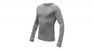 SENSOR MERINO BOLD PÁNSKÉ TRIKO DL.RUKÁV COOL GRAY Velikost: L
