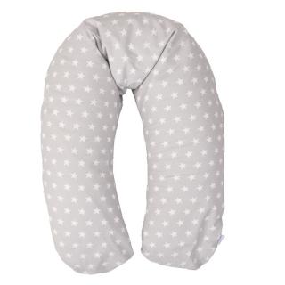 Babymatex Kojící polštář Relax Hvězdičky bílé na šedém