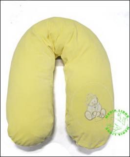 Womar Kojící polštář s výplní špaldových plev EXCLUSIVE žlutý