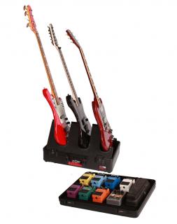 G-Gig Box JR - kompaktní stojan na 3 kytary a pedal board z polyetylenu