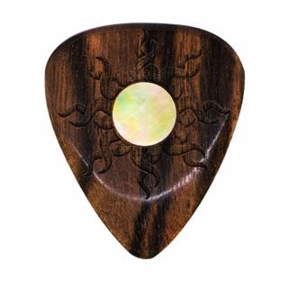 Sun Tones Macassar Ebony Single Plectrum