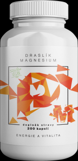 BrainMax Draslík Magnesium, Draslík citrát + Hořčík malát, 200 rostlinných kapslí