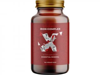 BrainMax Iron Complex, železo bisglycinát, 25 mg, 100 rostlinných kapsl