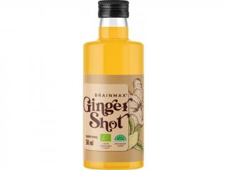 BrainMax Pure Ginger Shot, zázvorová štáva s kurkumou, BIO Obsah: 50 ml