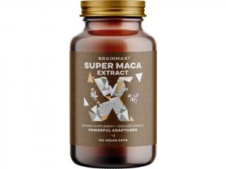 BrainMax Super Maca extrakt, 700 mg, 100 rostlinných kapslí