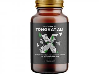 BrainMax Tongkat Ali Extrakt 20:1, Malajský ženšen, 500 mg, 60 rostlinných kapslí