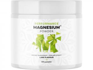 Performance Magnesium® Powder, hořčík bisglycinát v prášku, 90 dávek, 550 g Příchuť: Limetka