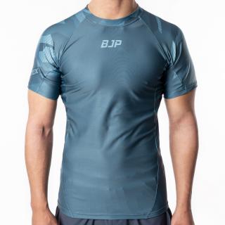 Rashguard BJP x ATEX, krátké rukávy, olivový Velikost: 3XL