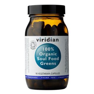 Soul Food Greens 90 kapslí Organic (Směs zelených superpotravin)