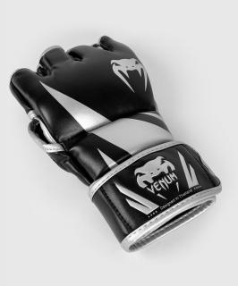 Venum Challenger 2.0 MMA rukavice - Černá/Stříbrná Velikost: M