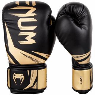 Venum Challenger 3.0 Boxerské rukavice, Černá/Zlatý Velikost: 10oz
