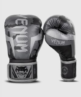 Venum Elite Boxing Gloves - Black/Dark Camo Velikost: 10oz