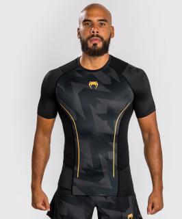 Venum Razor Rashguard Short Sleeves - Black/Gold Velikost: S