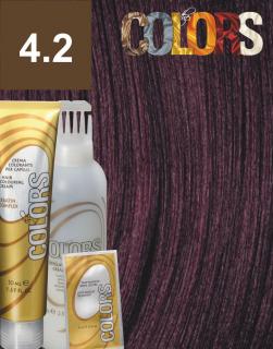 Colors Keratin Complex Barva SET 4.2 fialová hluboká