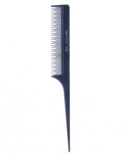Hřeben Com-hair 502, tupírovací, střídavé zuby, plastový hrot