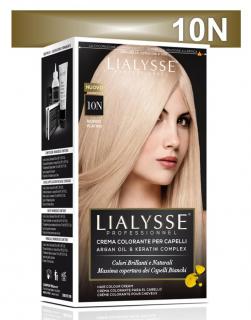 Lialysse Barva SET s arganem a keratinem 10N blond platinová