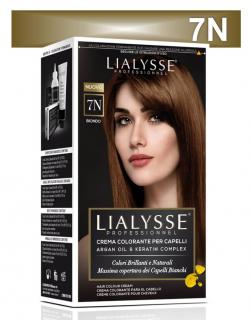 Lialysse Barva SET s arganem a keratinem 7N blond