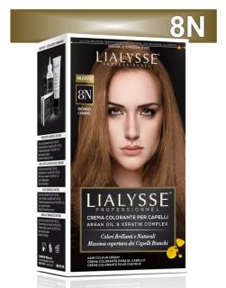 Lialysse Barva SET s arganem a keratinem 8N světlá blond