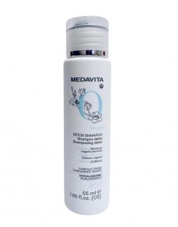 Medavita DETOX Šampon detoxikační, revitalizační, pro buněčnou obnovu a okysličení pokožky Obsah: 55 ml