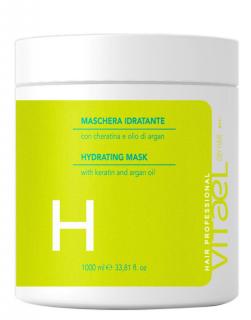 Vitael DRY Hydratační maska s keratinem a arganovým olejem pro namáhané suché vlasy Obsah: 1000 ml
